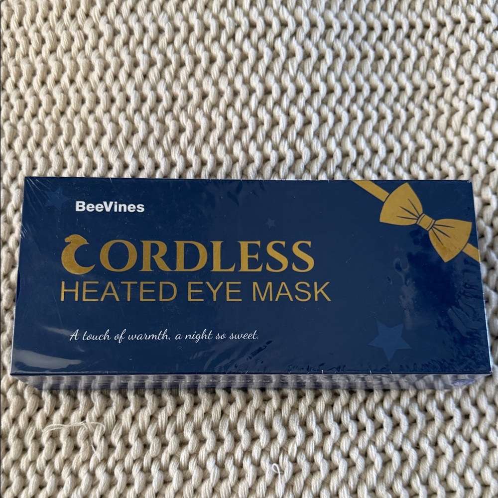 Cordless Heated Eye Mask - Blue
